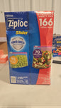 Ziploc Slider Storage Bag, Variety Pack, 166-count